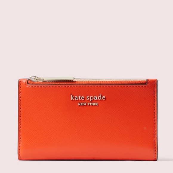 kate spade Handbags - NWT Kate Spade Spencer bifold wallet orange red